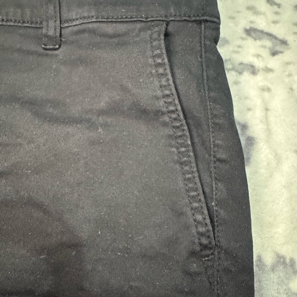 Torrid Black Stretch Cotton Drawstring Shorts - Picture 4 of 5